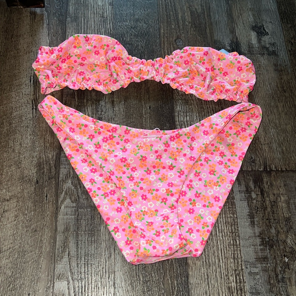 Floral kulani kinis swimsuit